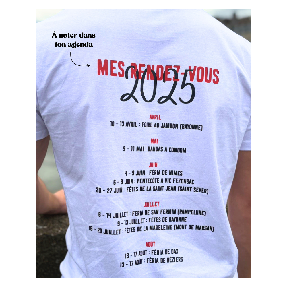 T-shirt "Calendrier"