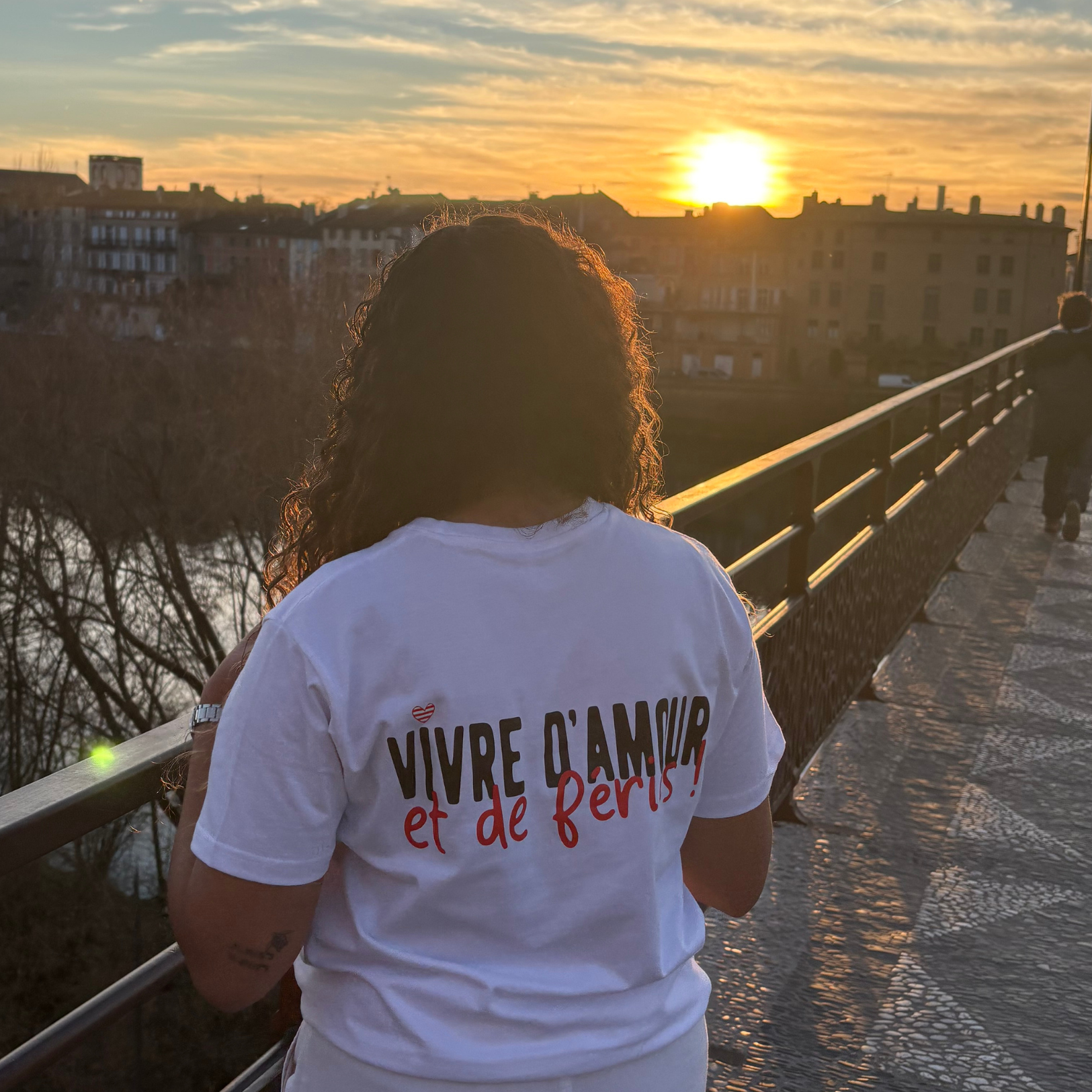 T-shirt Féria D'amour et de férias rouge dos – Tenue féria – Feria'Mania