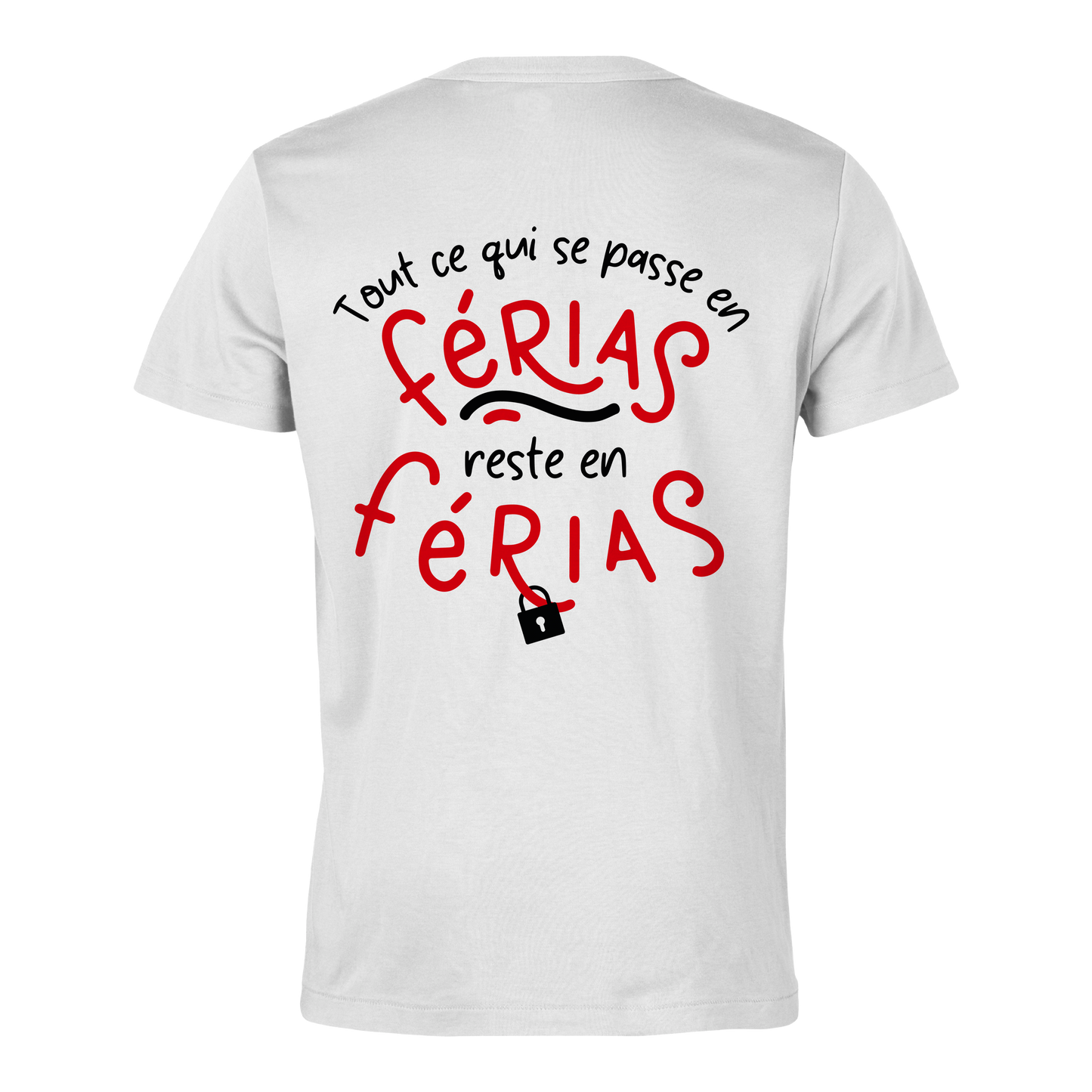 T-shirt "Secret de férias"