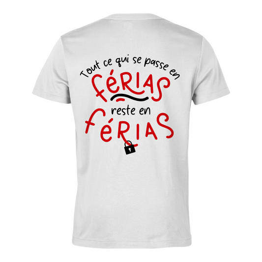 T-shirt "Secret de férias"